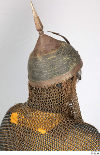  Photos Medieval Knight in Turkish Helmet 1 Chainmail hood Medieval Soldier Plate armor Turkish Helmet head 0006.jpg